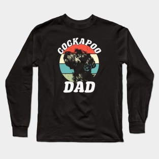 Cockapoo Dad Dog Funny Father's Day Vintage Pet Long Sleeve T-Shirt